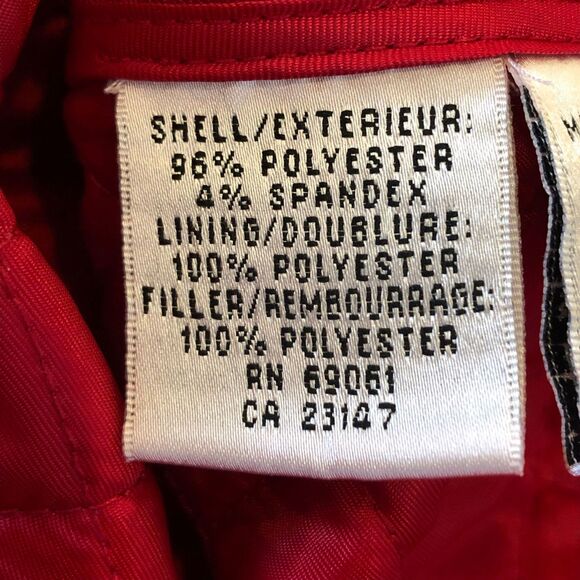 Talbots Petite Quilted Lightweight Red Shacket Jacket SM - Picture 9 of 9